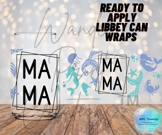 Mermaid Mama Libbey Vinyl Wrap