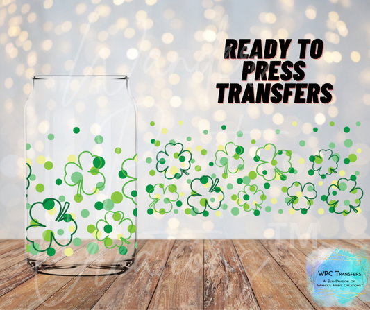 Clover Confetti  Sublimation Transfer