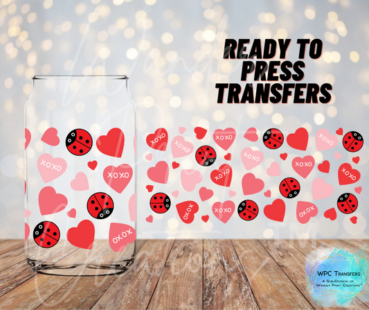 Ladybug Valentine Sublimation Transfer