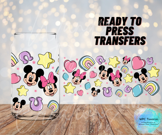 Mouse Charms Sublimation Transfer