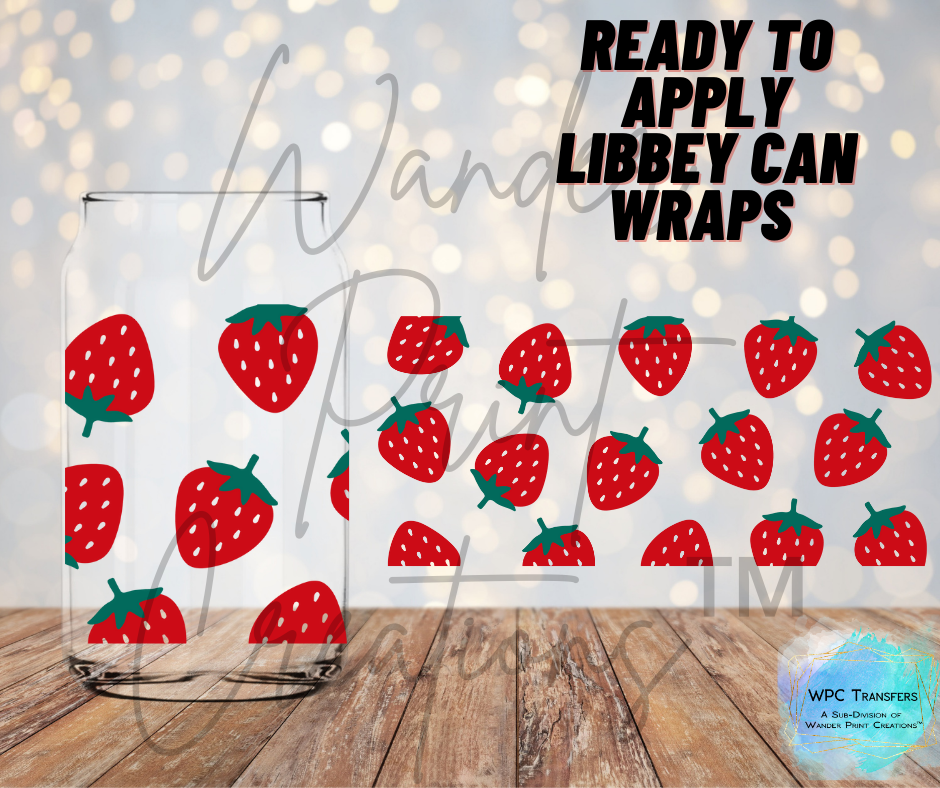 Strawberry Libbey Vinyl Wrap