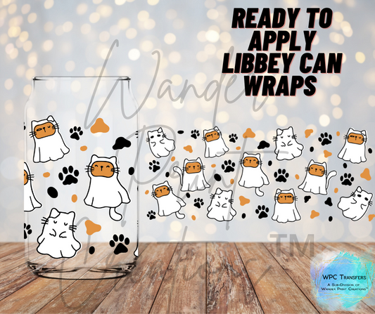 Cat Ghost Libbey Vinyl Wrap