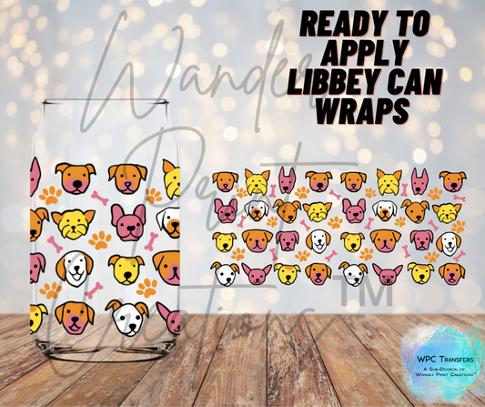 Dogs Libbey Vinyl Wrap