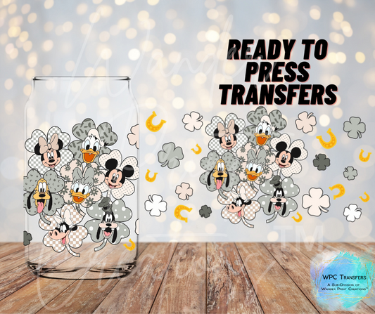 Clover Mouse Friends Sublimation Transfer