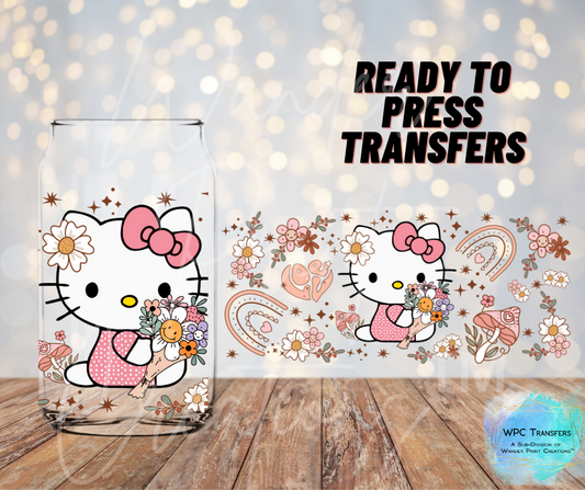 Easter Hey Kitty Sublimation Transfer