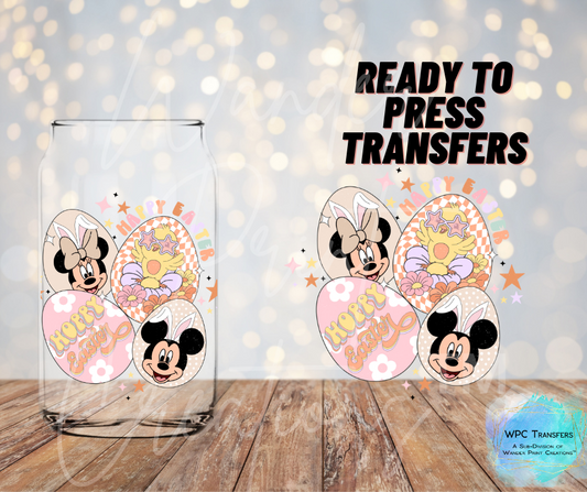 Easter Mouse Sublimation Transfer