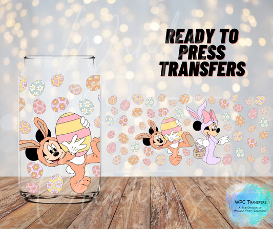 Easter Mouse Friends Sublimation Transfer