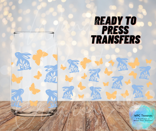 Bunnies & Butterflies Sublimation Transfer