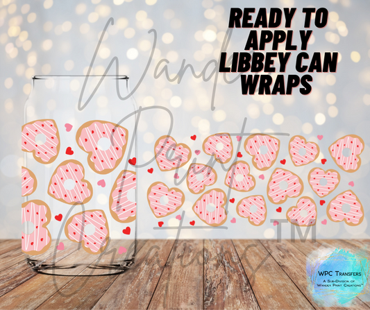 Cookie Hearts Libbey Vinyl Wrap