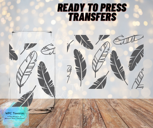 Boho Feathers Sublimation Transfer