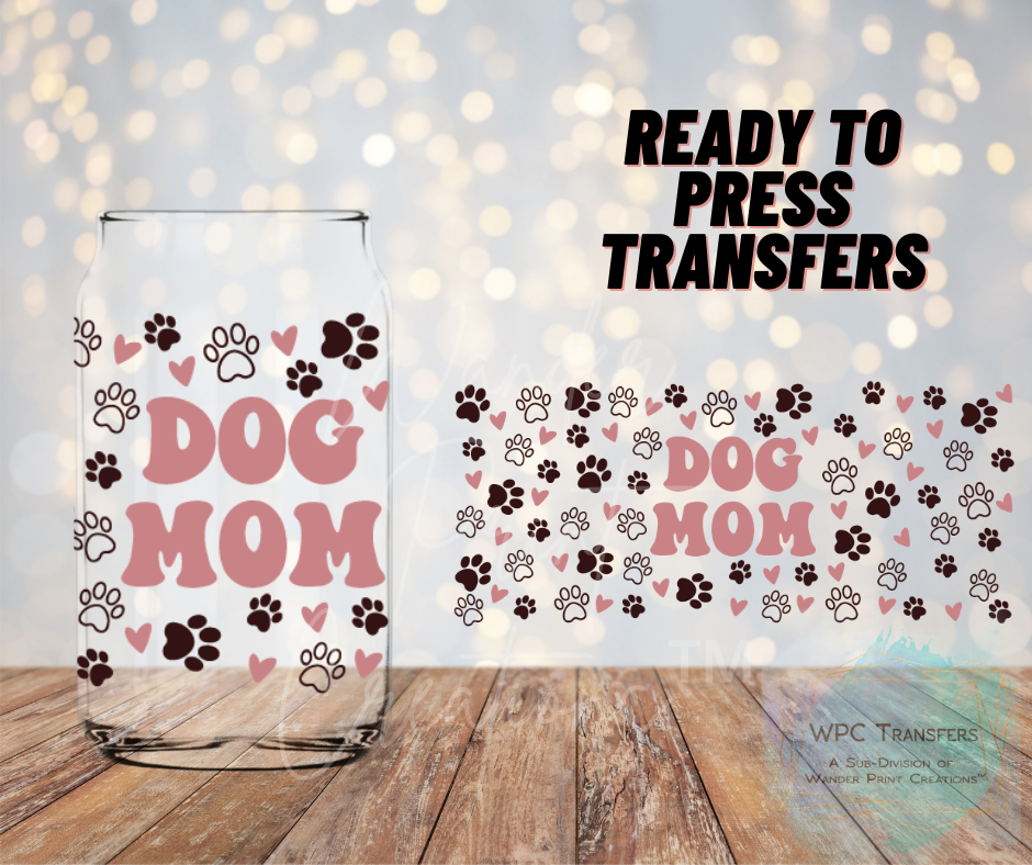 Dog Mom Sublimation Transfer