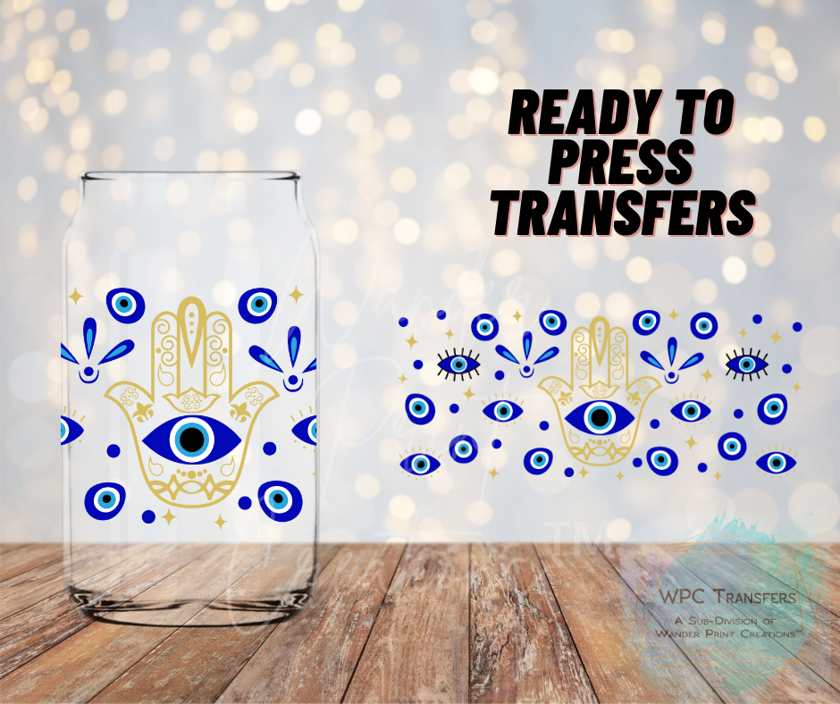 Evil Eye Sublimation Transfer