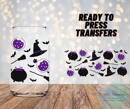 Purple Witches Brew Sublimation Transfer