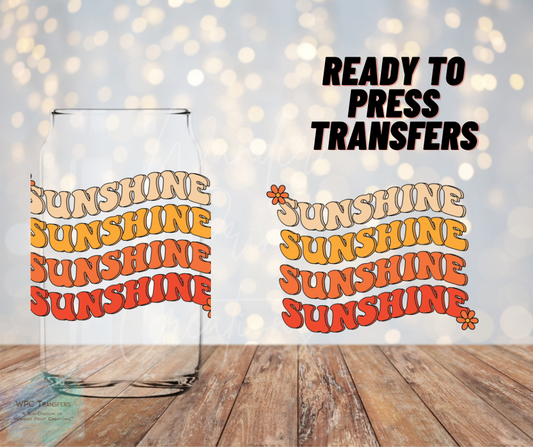 Retro Sunshine Sublimation Transfer